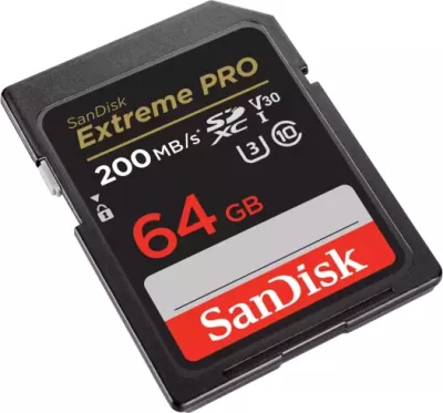 Kartelë memorie SDHC SanDisk Extreme PRO SDSDXXU-064G-GN4IN 64GB, UHS-I U3/V30, deri 200MB/s