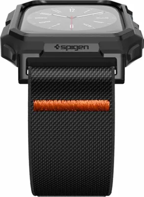 Mbështjellës Spigen Lite Fit Pro me rrip për Apple Watch 4/5/6/7/8/9/SE 44/45mm, e zezë
