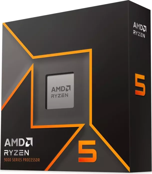 Procesor AMD Ryzen 5 9600X AM5, 6 bërthama/12 fije, 3.9GHz (deri 5.4GHz Turbo)