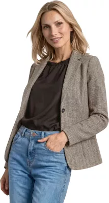 Blazer për femra Street One QR Dessin Basic 213112, kafe [Ngjyra: 44]