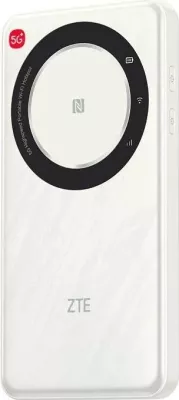 Router mobil ZTE U30 Air 5G, Wi-Fi 6, bateri 4500mAh, bardhë