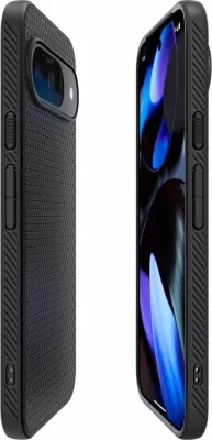 Mbështjellës Spigen Liquid Air për Google Pixel 9 Pro XL, i zi