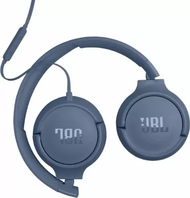 Kufje me kabllo JBL Tune 520 USB-C, Hi-Res, Pure Bass, mikrofon, on-ear, të palosshme, 120 cm, blu