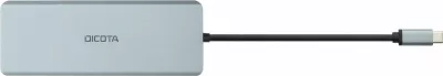 Docking station DICOTA D32065, USB 3.2 Gen 1, HDMI, DisplayPort, Silver