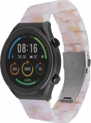 Rrip për smartwatch Fixed Resin Quick Release 18 mm, Candy Pink