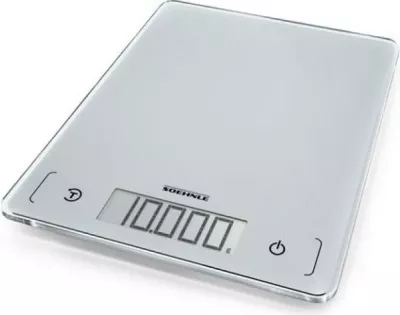 Peshore kuzhine digitale, Soehnle, Page Comfort 300 Slim 61504, kapacitet 10 kg, gri
