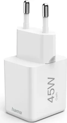 Karikues rrjeti Hama supermini 45W GaN PD/QC 1x USB-C, bardhë