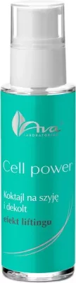 Serum lifting për qafë dhe dekolte Ava Laboratorium Cell Power Neck and Décolleté Cocktail Effect Lifting për femra, 30ml