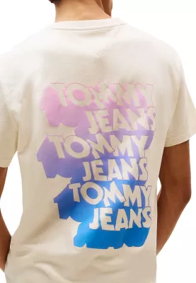 Maicë për meshkuj Tommy Hilfiger Jeans TJM REG STACK BACKPR DM0DM21589, bezhë [Madhësia: XXL]