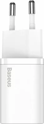 Karikues Baseus Super Si BSU2026WHT 20W 1x USB-C PD/QC, i bardhë, pa kabllo