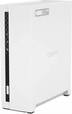NAS QNAP TS-133, 1-bay, 2GB RAM, 1GbE, ARM 4-core 1.8GHz, i bardhë