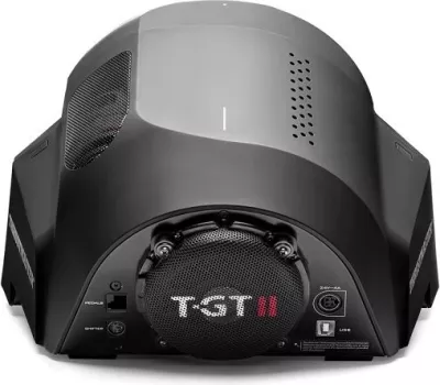 Volan garash Thrustmaster T-GT II, Force Feedback, për PS5/PS4/PC, set me 3 pedale, i zi