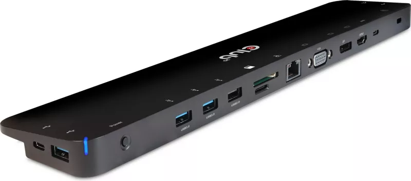 Docking station Club3D ChargingDock USB-C 3.2, 7xUSB/DP/HDMI/LAN/Audio, 100W, e zezë