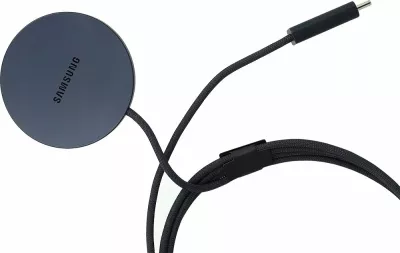 Karikues wireless magnetik Samsung EP-P2900BB 25W Qi2, kabllo USB-C 1.5 m, i zi