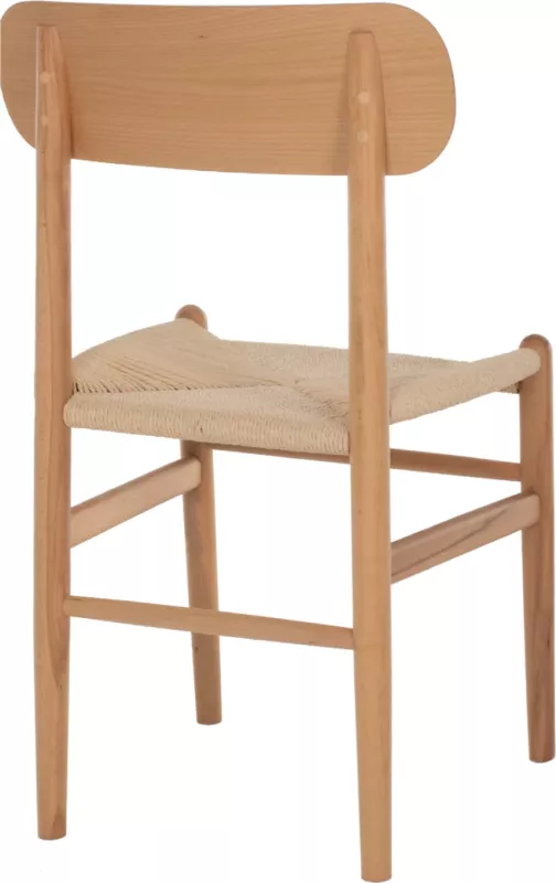 Karrige për ngrënie HELSINKI FH9492.01 dru ahu dhe litar ngjyrë natyrale 46.5x41x80H cm