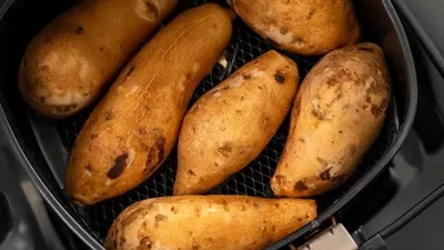 Fritore me ajër të nxehtë AIWA CHUKUMA AFR-7000 7L 1800W, e zezë/inoks