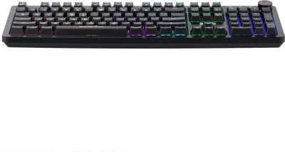 Tastierë mekanike Marvo KG917, RGB, full size 107 tasta, switch Blue, me kabllo, e zezë