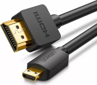 Kabllo Micro HDMI në HDMI Ugreen 30103 2m 4K e zezë
