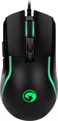 Maus Marvo M292 me kabllo 8000 DPI, 7 butona programues, ndriçim RGB, kabllo e thurur 1.5 m, e zezë