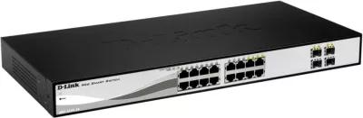 Switch D-Link DGS-1210-16, 16 porta Gigabit, Managed, rackmount, pa ventilator