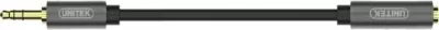 Kabl audio 3.5mm Jack Unitek Y-C932ABK 1m argjendtë