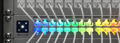 Kabëll Ubiquiti UACC-Cable-Patch-EL-0.15M-24, Cat6, 2.5 Gigabit Ethernet, i bardhë