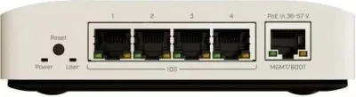 Switch MikroTik CRS304-4XG-IN, 10G Ethernet, PoE, Bardhë