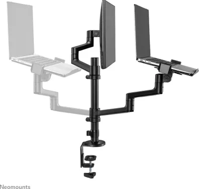 Krah tavoline Neomounts DS20-425BL2 për monitor dhe laptop, 27 inç, rregullim i lartësisë, i zi