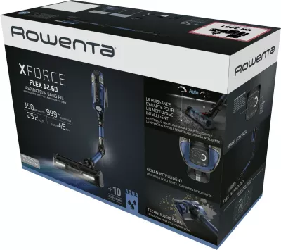 Fshesë me korrent pa kabllo Rowenta X-Force Flex 12.60 Aqua RH98C0WO, blu/zezë