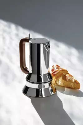 Kafetierë moka Alessi 9090/1 1 filxhan për induksion, argjendtë