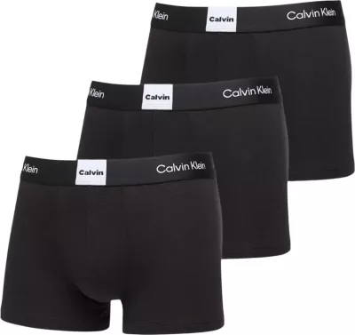 Të brendshme për meshkuj Calvin Klein Underwear TRUNK 3PK LV00NB4476, të zeza