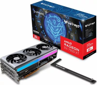 Kartelë grafike Sapphire NITRO+ Radeon RX 7900 XT, 20 GB, GDDR6, PCI Express x16 4.0, ngjyrë argjendi