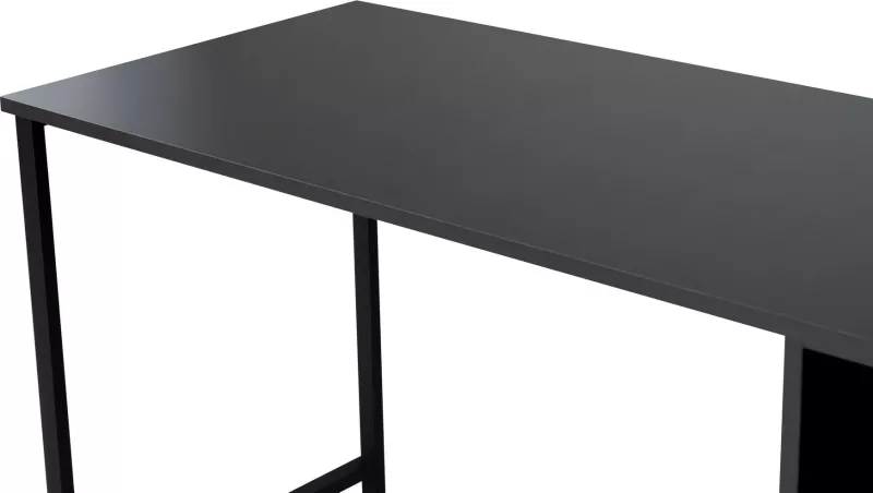 Tavolinë studimi Nordure, dyshe, anthracite, e zezë