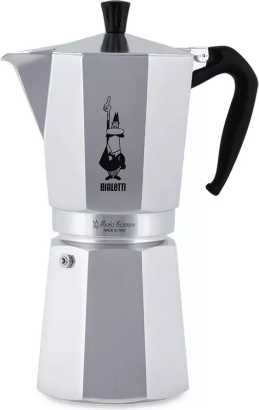 Aparat kafeje BIALETTI MOKA EXPRESS 18TZ, 900 ml argjendtë