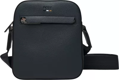 Çantë crossbody për meshkuj BOSS Ray_NS zip N. 10263216 01, blu e errët