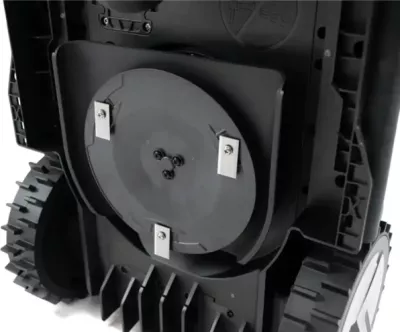 Robot kositës bari TERRAMOW V600 Wireless, deri 600 m², Wi‑Fi/4G, i bardhë/gri, set me garazh + 9 thika + SIM 1GB