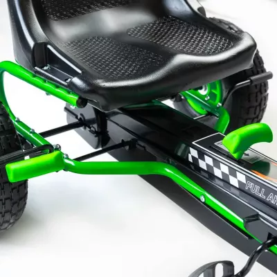 Gokart me pedale, Baby Mix, Razor, transmision përpara/mbrapa me frirrotullim, frenë dore në boshtin e pasëm, rrota të frymueshme 25 cm, moshat 3-8 vjeç, blu