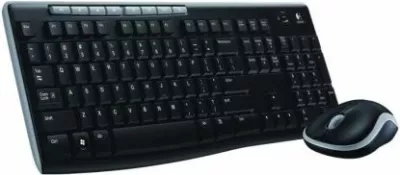 Set tastierë dhe Maus wireless Logitech MK270, USB 2.4GHz, rreze 10m, layout SLO, i zi, set 2-në-1