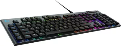 Tastierë gaming Logitech G915 X, me kabllo, FR, e zezë