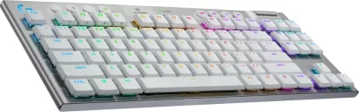 Tastierë gaming Logitech G G915 X LIGHTSPEED, Wired & Wireless, LED, e bardhë