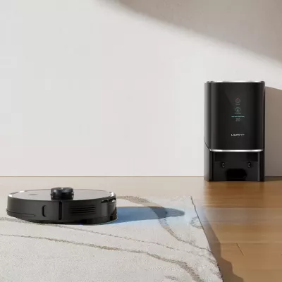 Robot pastrues UWANT U100 me mop, stacion mbushje/pastrimi, i zi