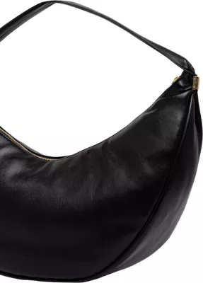 Çantë krahu për femra Calvin Klein Pinched Soft Crescent LG LV04F3009G, e zezë