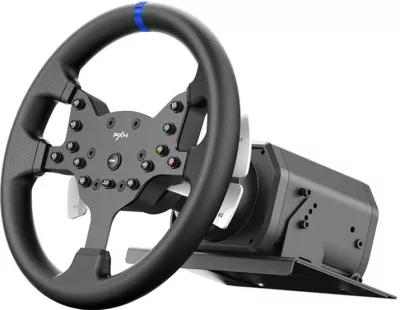 Timoni gaming PXN PXN-V99 me 3 pedale dhe levë ndërrimi, për PC, PS3, PS4, XBOX ONE, SWITCH
