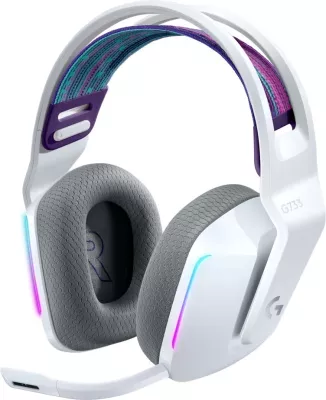 Kufje wireless Logitech G733 Lightspeed, të bardha 