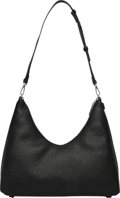 Çantë krahu për femra Calvin Klein EMBLEM HW PEBBLE LV04F3495G, e zezë