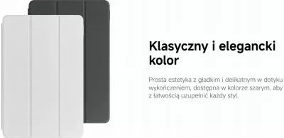 Këllëf flip Xiaomi Redmi Pad 2 (67401) 11\", me stand, auto wake/sleep, gri