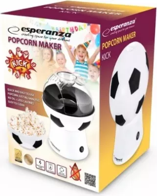 Aparat për kokoshka Esperanza EKP007,  0.27 L, 1200 W, e bardhë/zezë