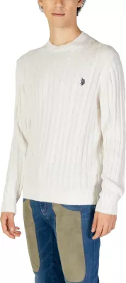 Xhemper për meshkuj U.S. Polo Assn. US40 173005, i bardhë [Madhësia: XXL]