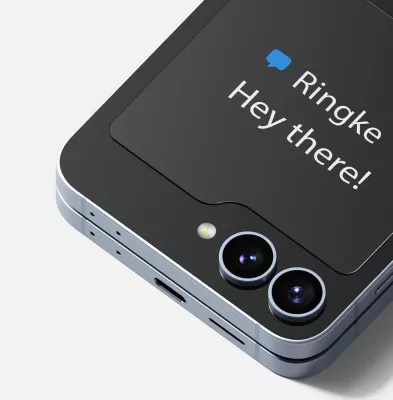 Mbështjellës xhami i temperuar Ringke për ekran të jashtëm Samsung Galaxy Z Flip 6, 2 copë