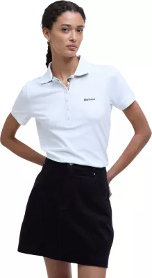 Maicë polo për femra Barbour Portsdown LML0634, e bardhë